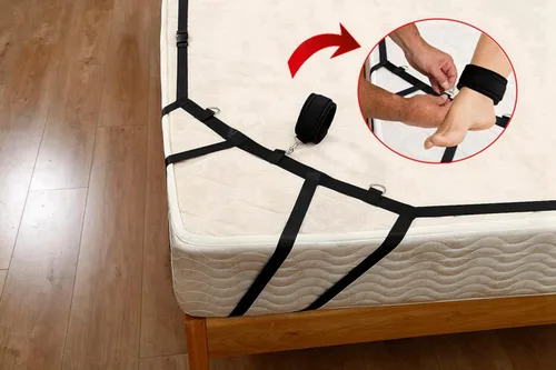 Miniatura 2 de Lazos sexuales para parejas adultas, cuerda de servidumbre y cuerda para tobillo y pierna, juego de sujeción sexual, amarre sexual, btsm, puños
