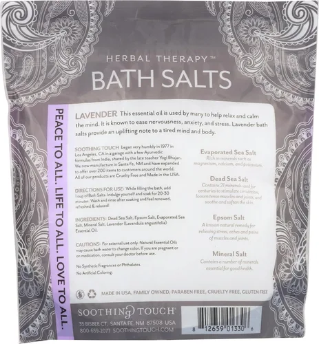 Miniatura 2 de Soothing Touch Bolsa de sales de baño de lavanda, 32 oz
