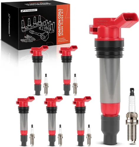 Miniatura 9 de Kits de bobinas de encendido y bujías A-Premium compatibles con Volvo XC60 2010-2011, XC90 2007-2011, S60 2011-2012, S80 2007-2011, XC70 2008-2011