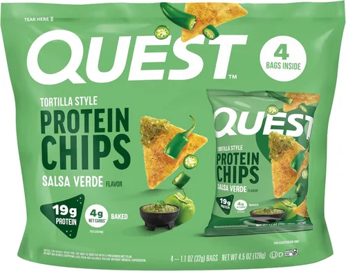 Miniatura 25 de Quest Tortilla Style - Paquete variado de chips de proteína, chile lima, queso nacho, tacos cargados, 12