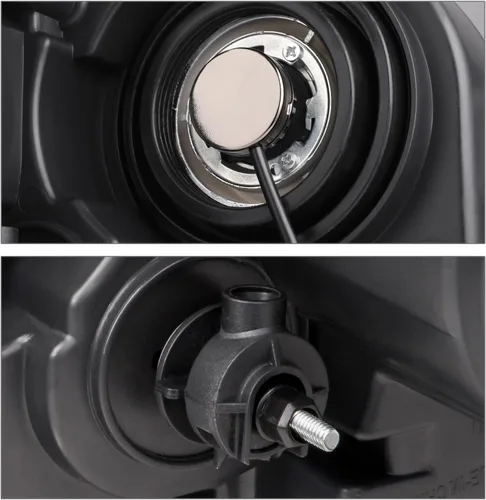 Miniatura 11 de M-AUTO Faros delanteros con bombillas LED premontadas de 6000 K compatibles con Jeep Grand Cherokee 14-16 Pre Facelift, carcasa cromada, esquinas