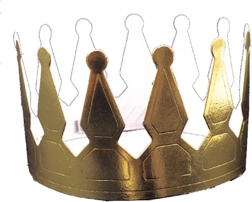 Beistle Corona de lámina dorada, Oro