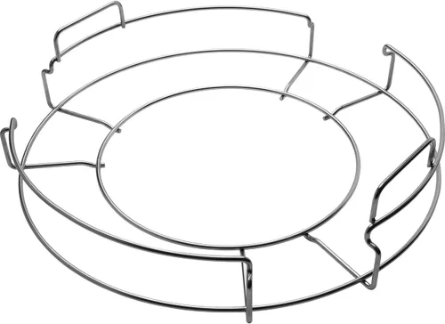 Miniatura 7 de Estante de Repuesto BGE de 2 Piezas Multinivel para Large Green Egg, Kit EGGspander de Acero Inoxidable - Sistema de Cocción Multifunción Expansor