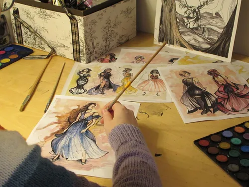 Miniatura 7 de Cuaderno de bocetos de moda 432 plantillas de figuras, tapa dura premium, papel multimedia de gramaje pesado (9x12 pulgadas)