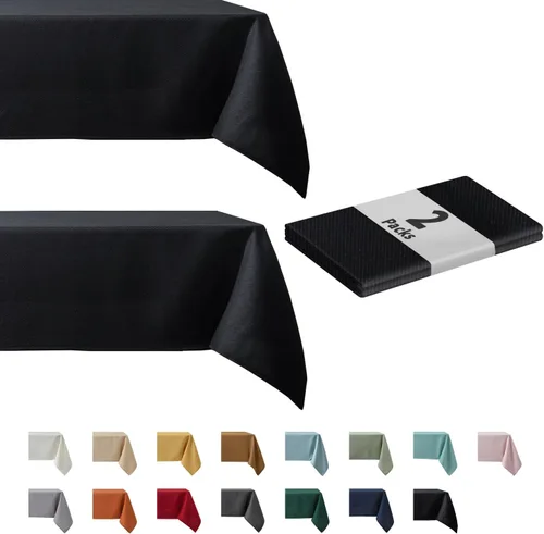 Miniatura 55 de maxmill Mantel con textura resistente a las manchas, impermeable y resistente a las arrugas, lavable, mantel suave, cubierta de mesa de tela