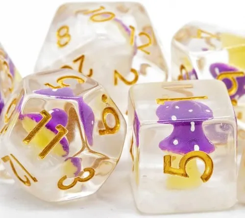Miniatura 10 de Sage's Portal Familiars and Reagents - Juego de dados de resina para DND, juego de dados poliédricos para Dungeons and Dragons RPG de mesa TTRPG