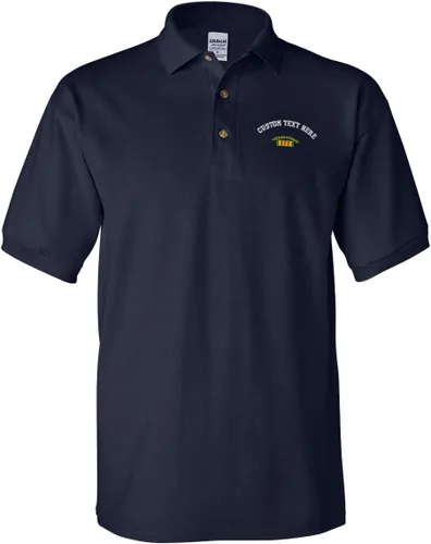 Miniatura 11 de Camisas polo personalizadas para hombres Vietnam Veterano Bandera Militar Bordado Algodón