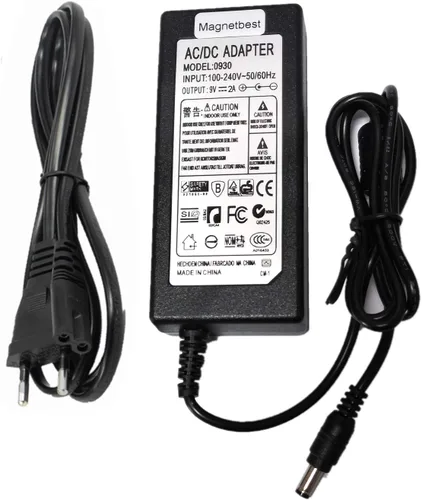 Miniatura 5 de 9V 2A Reemplazo AC DC Adaptador Cargador para Roland PSB-1U Tambor Piano Teclado Adaptador Po Fuente de alimentación con cable de CA US