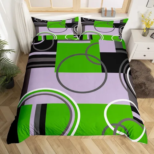 Miniatura 32 de Erosebridal Bohemian Duvet Cover Twin Country Southwestern Comforter Cover for Kids Teens Boho Aztec Arrows Diamond Bedding Set Black Gray Geometric