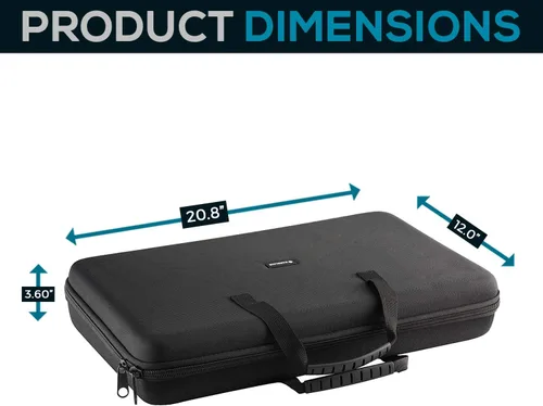 Miniatura 4 de Funda rígida para controlador de DJ Pioneer DJ DDJ-SB2 De Caseling Fits DDJ-400, DDJ-SB3, DDJ-200, rigid EVA protective shell, splash-resistant