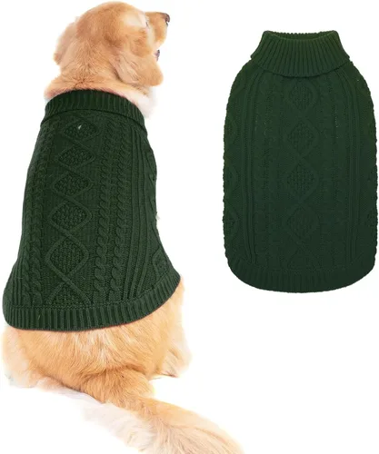 Miniatura 10 de BINGPET Suéter de Punto Térmico para Perros Pequeños, Medianos y Grandes, Abrigo de Invierno para Perros y Gatos, Conjuntos de Sudaderas Cálidas