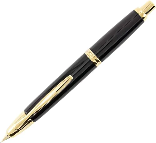 Miniatura 24 de PILOT Vanishing Point Collection - Pluma estilográfica retráctil, color azul carbonesco con detalles de rodio, tinta azul, punta fina (60149)