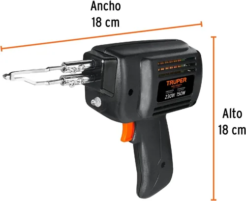 Miniatura 3 de TRUPER CAU-230 Pistolas de soldadura de calor duales 230W