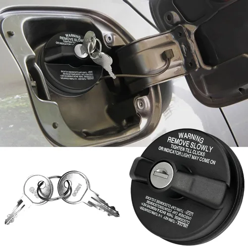 Tapa de Gasolina con Cerradura para Tanque de Combustible con Llave, Cerradura de Tapa de Gasolina Cubierta de Tapa de Combustible con Cerradura