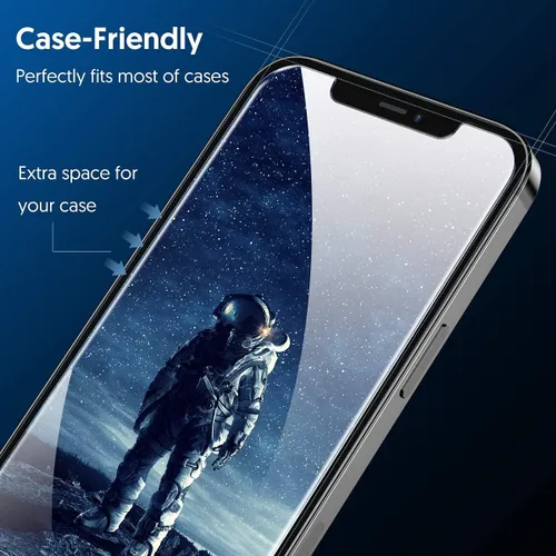Miniatura 5 de Fotbor Protector de pantalla de privacidad para iPhone 12 Pro Max, protector de pantalla de privacidad para iPhone 12 Pro Max [2 antiespías]