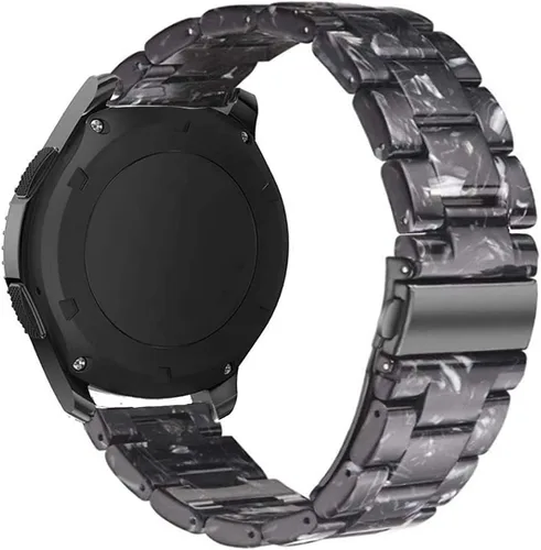 Correa de resina para reloj de liberación rápida de 0.866 in, 0.787 in y 0.709 in, correas compatibles con Samsung Galaxy Watch/Huawei Watch/Amazfit