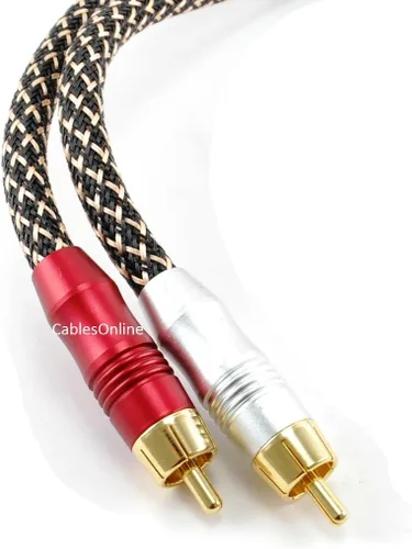 Miniatura 2 de Cable de audio 2-RCA macho a hembra 2-XLR de 6 pies, cables en línea XR-A106S