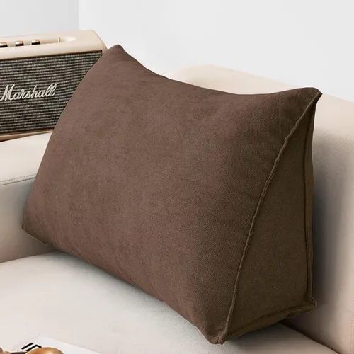 Miniatura 9 de Almohada para cabecero, almohada de cuña para lectura y reposo en cama, color verde claro, para respaldo triangular, soporte para lectura, espalda