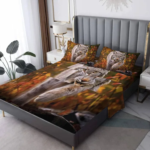 Miniatura 47 de Juego de sábanas tamaño individual: sábanas y fundas de almohada, sábanas y fundas de almohada, microfibra suave y bolsillo profundo y patrón sin