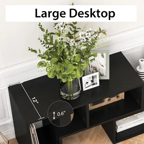 Miniatura 7 de POWERSTONE Soporte para consola de TV, centro de entretenimiento combinado de 3 piezas para TV de 50, 55, 60, 65 pulgadas, moderna estantería