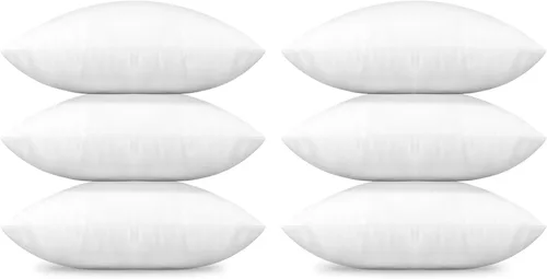 Miniatura 9 de OTOSTAR Juego de 6 cojines impermeables para exteriores, juego de 6 cojines cuadrados resistentes al agua para cama, sofá, cojines decorativos