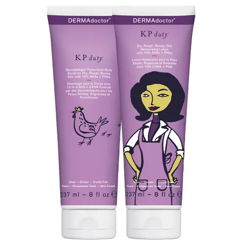 Miniatura 9 de DERMAdoctor KP - Kit de exfoliante corporal y loción para eliminar protuberancias, formulado por dermatólogos Tratamiento para la queratosis