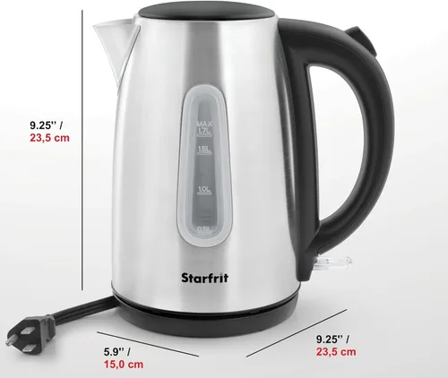 Miniatura 2 de Starfrit Hervidor eléctrico - 1.7L - Ventana de nivel de agua - Apagado automático - 1500W