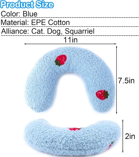 Miniatura 7 de Almohada para Perros Mity Rain, Almohada de Alivio de la Ansiedad para Perros, Almohada Ultra Suave de Alta Densidad Calmante para Alivio de Azul