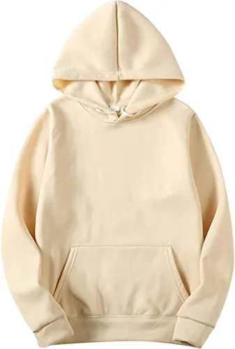 Miniatura 4 de Unisex 2PC Sweatsuit Set for Men and Women Oversized Solid Long Sleeve Hoodie Pullover Sweatshirt Tracksuit Jogger Sweatpants