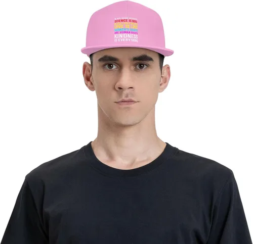 Miniatura 25 de Pride Flag in This House We Believe Science is Real Black Lives Matter Baseball Hats for Men Dad Hat,Black