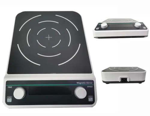 Miniatura 7 de Mezclador magnético 30L Equipo de agitación con volumen de agitación máximo 30L Velocidad 50 a 1300rpm Precisión ± 10rpm/min Tamaño de la placa