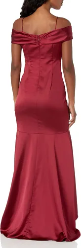Miniatura 2 de Adrianna Papell Vestido de satén con hombros descubiertos para mujer