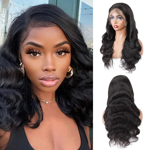 Miniatura 12 de Cabello humano ondulado con cierre frontal de encaje HD 4 x 4, cierre de encaje con cabello de bebé, cabello humano 100% virgen brasileño
