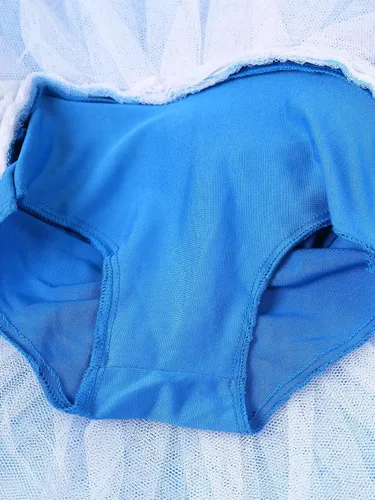 Miniatura 6 de JEATHA Camisola para niñas y niñas, leotardo con falda, vestido de ballet, cisne, lago, tutú, bailarina, disfraces para competición