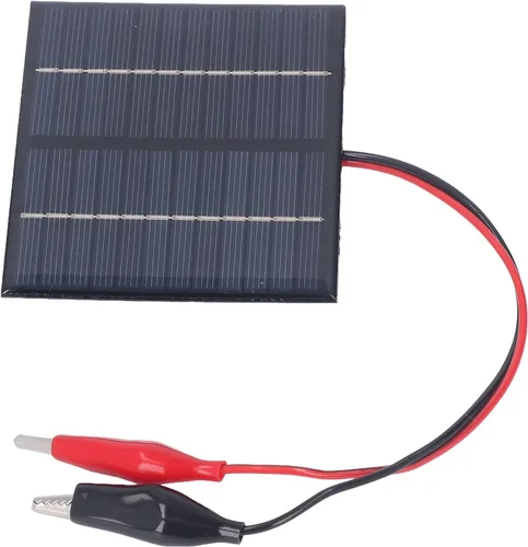 Miniatura 2 de Omabeta 1.5W 12V Panel solar, panel solar ligero portátil de salida de alta eficiencia de polisilicio para cargador de batería