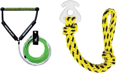 AIRHEAD Dyneema - Cuerda de wakeboard de línea plana, 4 secciones, 70 pies, varios colores disponibles
