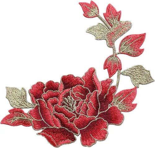 Miniatura 11 de 5 parches de flores coloridas, parches de loto para coser para planchar para ropa de bricolaje, jeans, costura Conjunto de loto