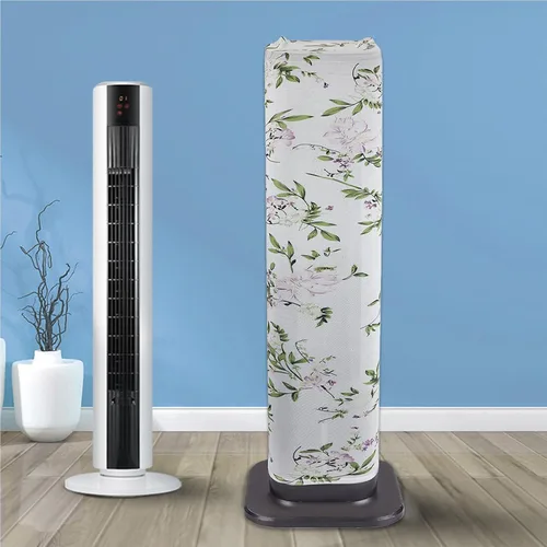 Miniatura 6 de NICENEEDED 2 fundas protectoras de poliéster para ventilador de torre a prueba de polvo, fundas protectoras para ventilador de torre lavables