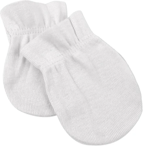 Miniatura 3 de HonestBaby Baby - Paquete de 100% gorras de algodón orgánico multipack y guantes sin rasguños