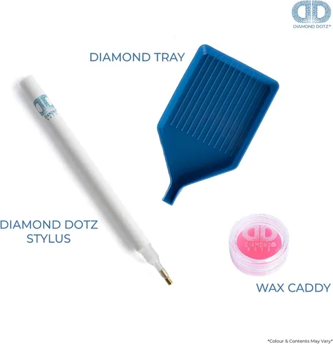 Miniatura 5 de DIAMOND DOTZ Kits de pintura de diamantes florales con corazón de flores para adultos, kits de arte de diamantes, un kit de manualidades creativo