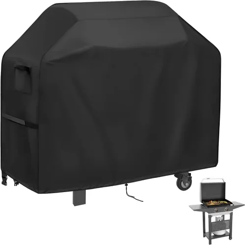 Miniatura 19 de Cubierta de parrilla de 48 pulgadas para parrilla Blackstone, cubiertas impermeables para exteriores para parrilla superior plana, cubierta