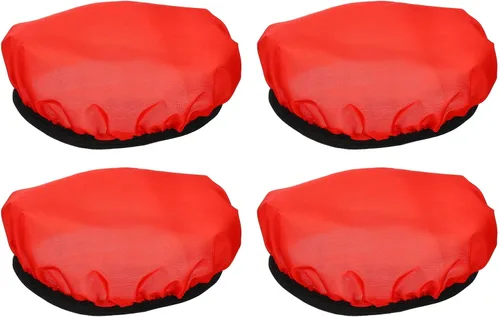 PATIKIL Cubierta de lámpara difusora suave de 7 pulgadas y 7.1 in, paquete de 4 difusores de tela, reflector estroboscópico, calcetín para luz de