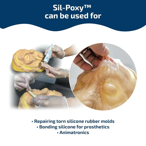 Miniatura 5 de Sil-Poxy - Adhesivo de silicona, tubo de 3 onzas
