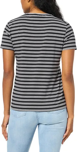 Miniatura 3 de Tommy Hilfiger Camisetas clásicas para mujer - Camisetas de algodón con cuello en V