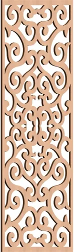 Miniatura 175 de Eveline - Paneles decorativos de pared de madera con calado, 13 3/8 pulgadas de ancho x 34 3/8 pulgadas de alto x 3/8 de alto, roble rojo rojo