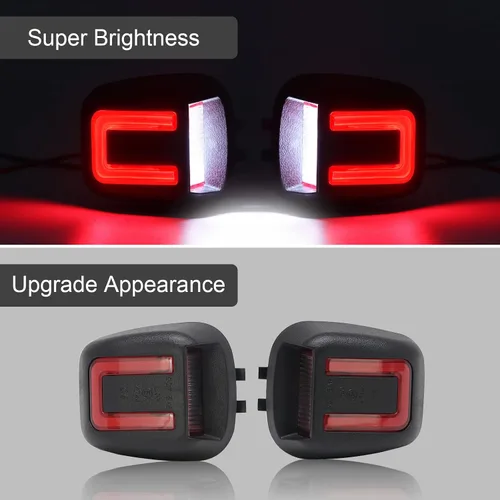 Miniatura 2 de Luces LED de matrícula compatibles con Frontier 2007-2019, para Titan/Xterra 2007-2015, Armada 2008-2015, para Equator 2009-2012 18 SMD 6500K luces