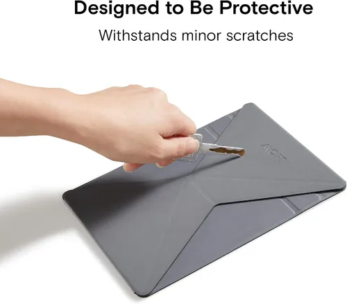 Miniatura 6 de MOFT Soporte delgado invisible para tableta, diseño ajustable y plegable, compatible con tabletas de hasta 7.9-9.7 pulgadas, versión adhesiva, gris