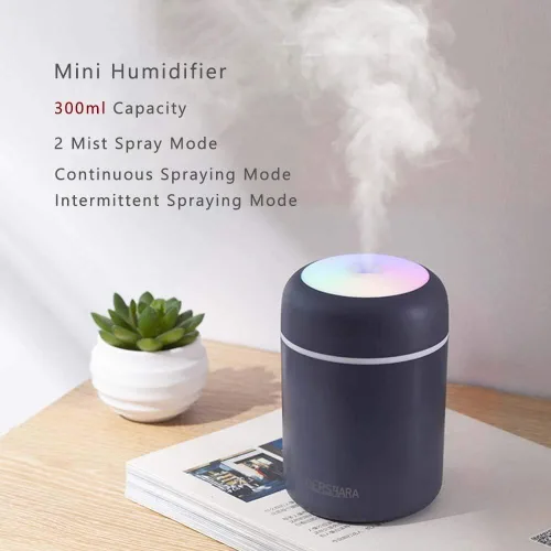 Miniatura 3 de Mini humidificador colorido y fresco, difusor de aceite esencial aroma, humidificador USB de niebla fría, 2 modos de niebla ajustables, súper