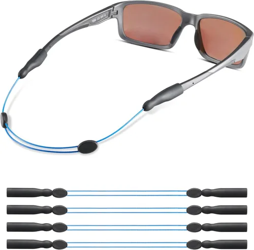 Miniatura 13 de Correa para gafas, correa ajustable sin cola para lentes de sol y gafas, correas de cable, soportes para gafas alrededor del cuello, cordón