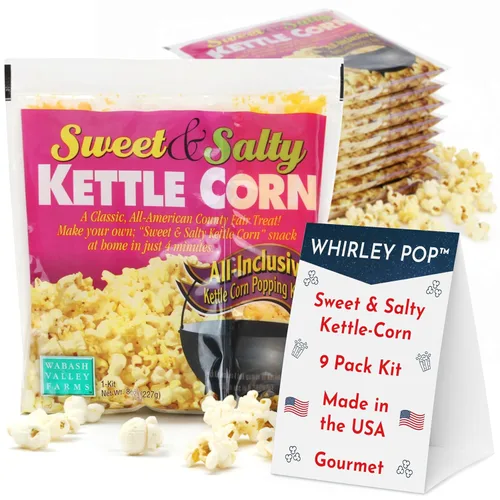 Miniatura 20 de Paquetes de palomitas de maíz todo en uno, kits de palomitas de maíz todo incluido, maíz dulce y salado, granos de palomitas de maíz para máquina